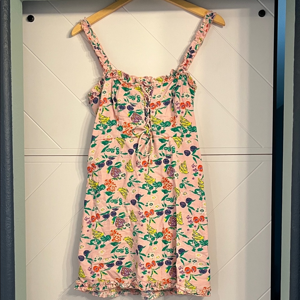 Urban Outfitters Pink Patterned Mini Dress